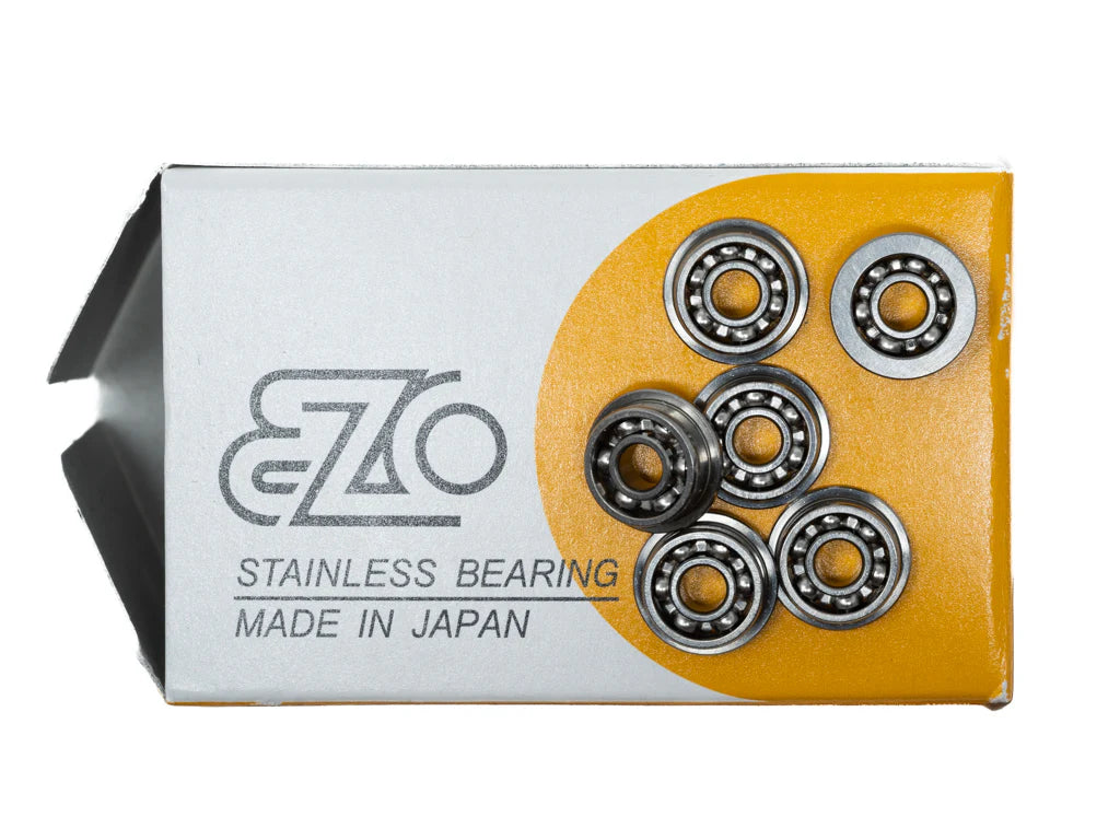 DCCA Spec EZO 8mm J-Caged Bearings – Premium Japanese Stainless Steel AEG Gearbox Upgrade