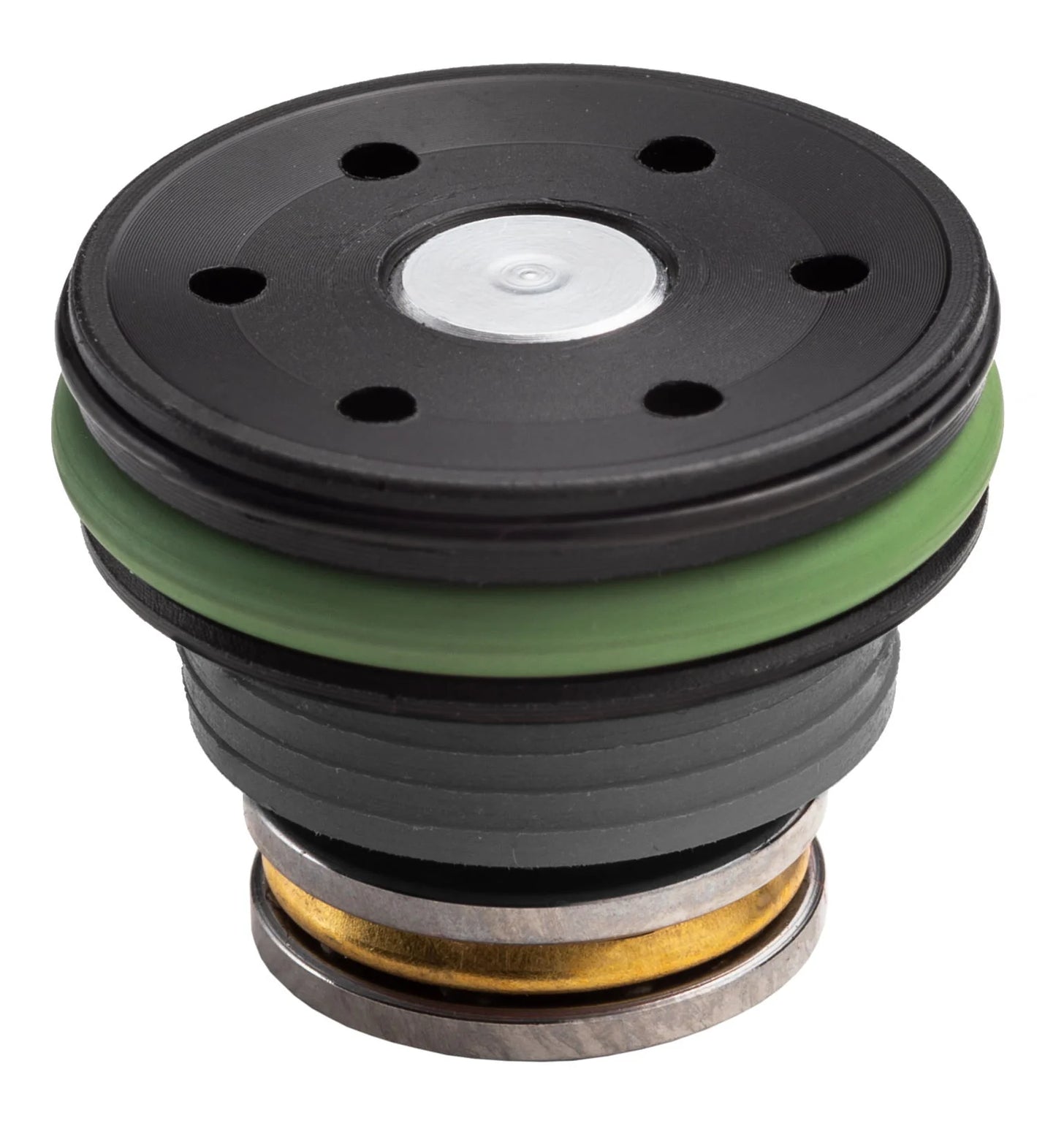 FPS CNC POM Double O-Ring AEG Piston Head with Ball Bearings & Adjustable AOE (TPPA)